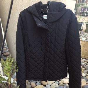 Calvin Klein quilted black jacket, size Large